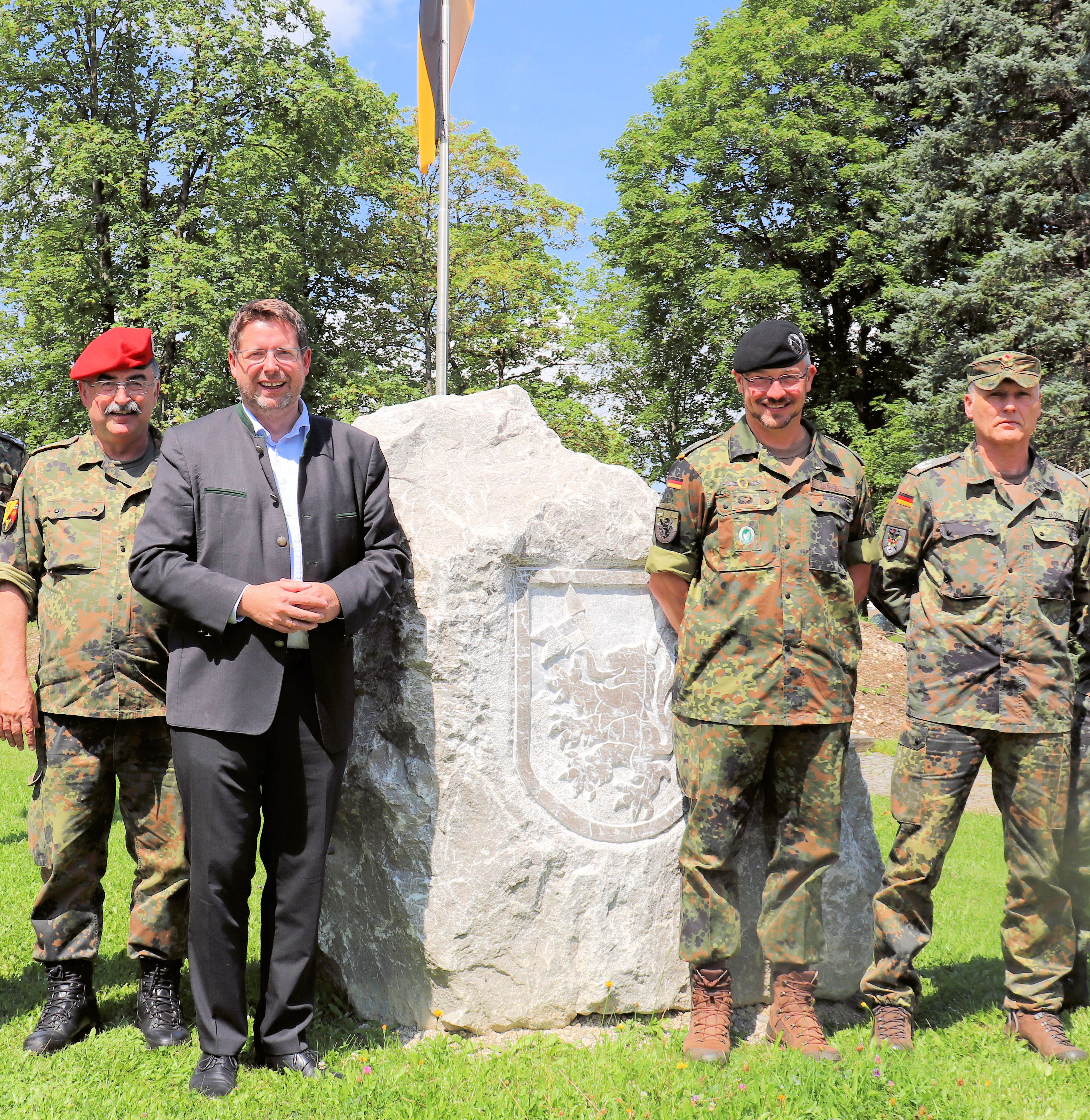 Austausch an der Allgäukaserne